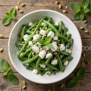 Green Bean Salad with Pistachios, Ricotta, and Mint