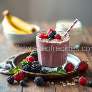 Breakfast Berry Smoothie