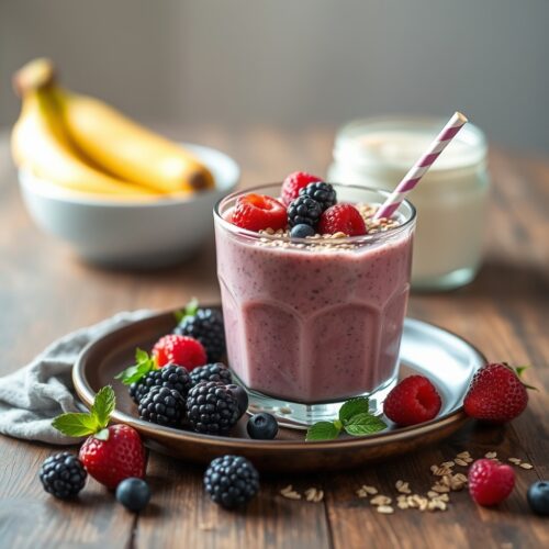 1216 Breakfast Berry Smoothie