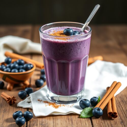 Blue Maple Smoothie (Blueberry with Maple Syrup)