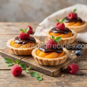 Raspberry and Apricot Tartlets