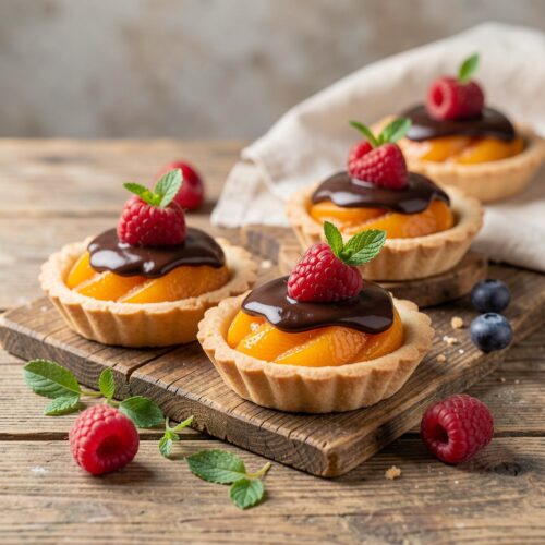 1331 Raspberry and Apricot Tartlets