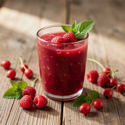 1337 Raspberry and Rose Hip Compote
