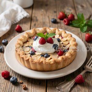 Crostata with Yogurt Cream and Berries