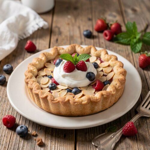 Crostata with Yogurt Cream and Berries