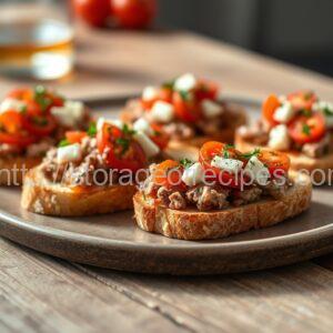 Roast Pork Bruschetta
