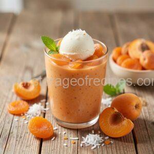 Super-Apricot Smoothie with Dried Apricots and Coconut