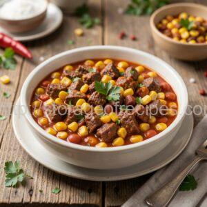 Chili con Carne with Grilled Beef