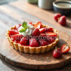 Strawberry and Rhubarb Tart