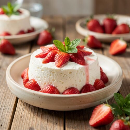 2943 Quark Cream with Strawberries