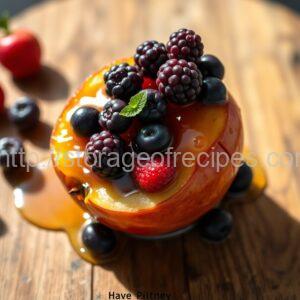 Baked Apples with Berries