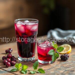 Homemade Black Currant Soda