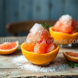 Orange and Grapefruit Granita