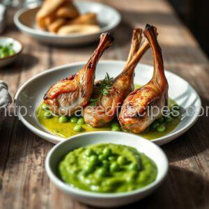 Rabbit with Green Peas
