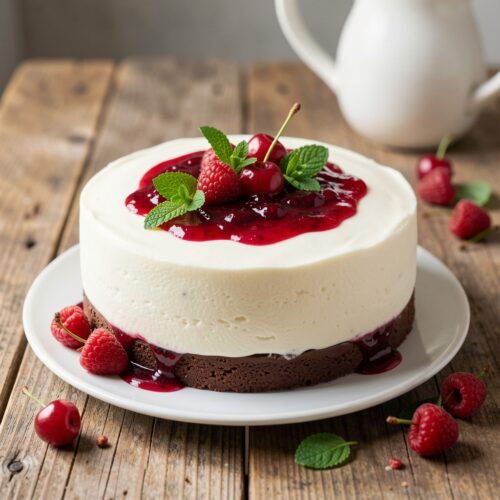Airy Berry and Grain Cake