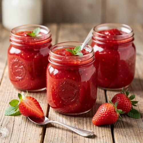 Jellied Strawberry Jam