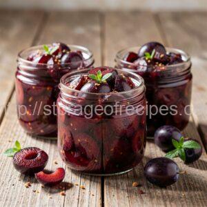 Spiced Plum Compote