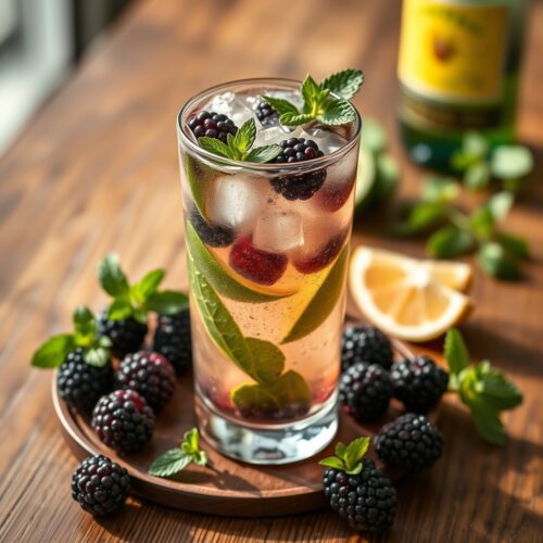 Royal Mojito with Champagne