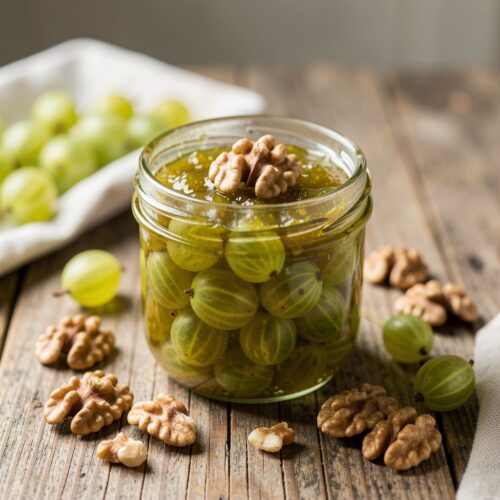 857 Gooseberry Jam with Walnuts