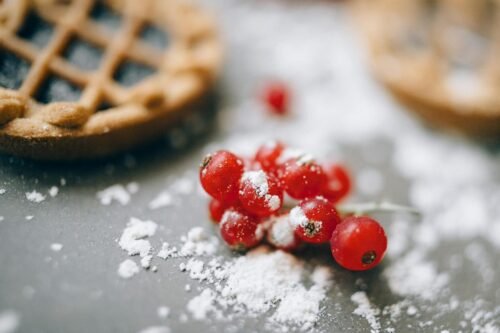 Shortbread Cookies with Fresh Berries