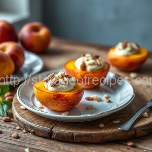 Baked Peaches with Almonds