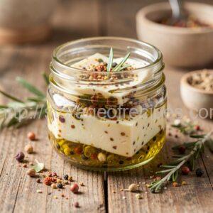 Cheese Marinated in Spiced Oil