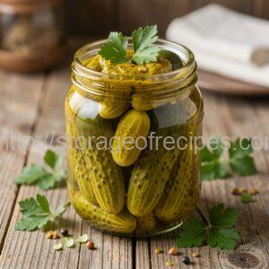 Mustard-Brined Pickles for Winter