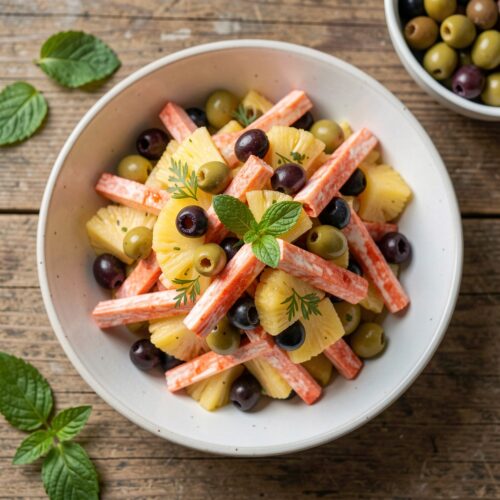 Cleopatra Salad with Crab Sticks