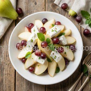 Pear Salad with Cheese Cream