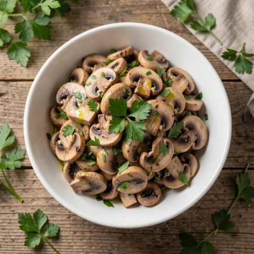 13489 Button Mushroom Salad