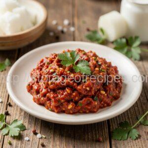 Raw Adjika with Horseradish and Herbs