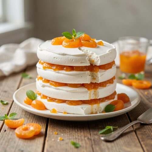"Maria" Cake with Apricot Jam