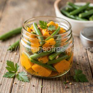 Pumpkin and Green Bean Relish for Winter