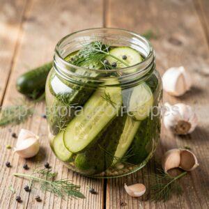 Crisp Salt-Brined Cucumbers with Vodka