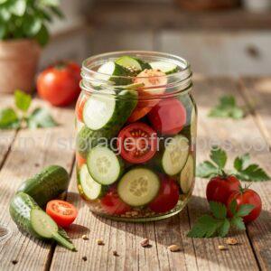Layered Pickled Vegetables "Very Simple"