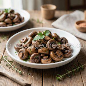 Button Mushrooms in Sweet-and-Sour Marinade