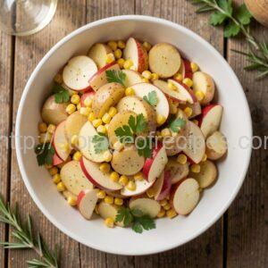 "Winter" Salad with Apples and Corn