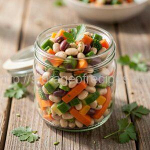 Bean and Vegetable Salad for Winter