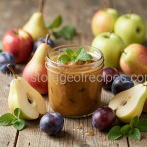 Pear, Apple, and Plum Butter
