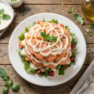 "Sunny" Layered Pink Salmon Salad