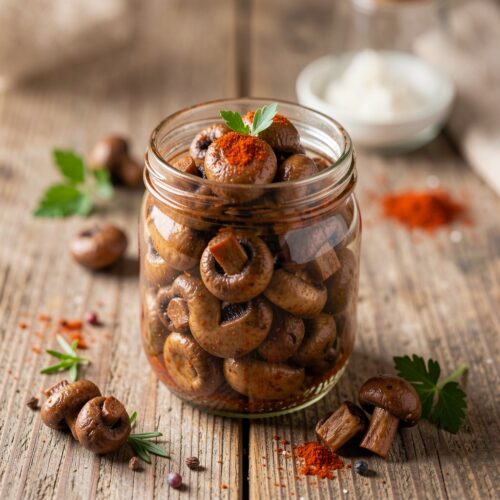 2899 Marinated Mushrooms with Paprika and Lemon Zest
