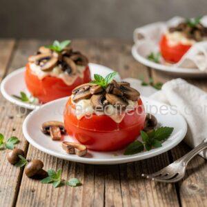 Tomato Aspic Cups with Mushrooms