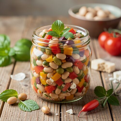 Greek-Style Bean and Vegetable Relish