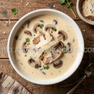 Creamy Chicken and Mushroom Soup
