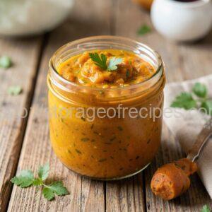 Pumpkin Chutney with Chili and Cinnamon