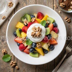 Fruit Salad with Sour Cream