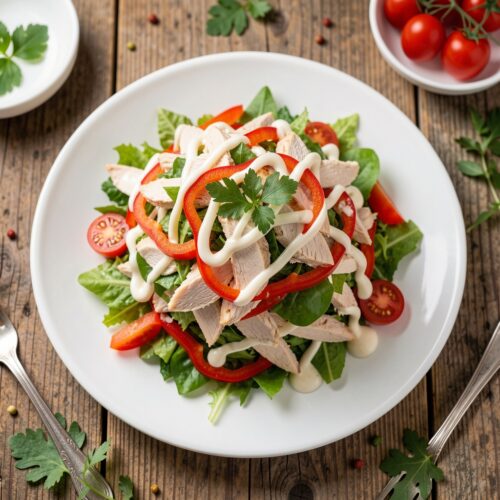 6633 Chicken and Lecho Layered Salad