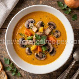 Mushroom and Pumpkin Soup