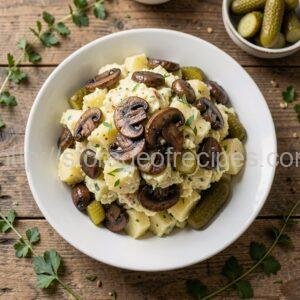 Potato and Marinated Mushroom Salad