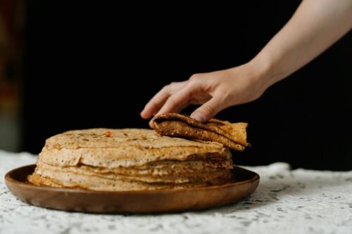 Custard Crepes with Milk (Zavarni Blyny)